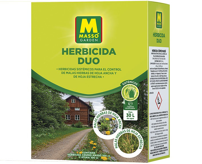 Pack de herbicidas sistémicos para controlar las malas hierbas 